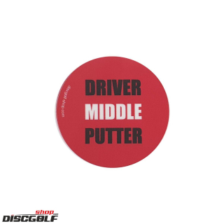 Samolepka Driver Middle Putter (discgolf)