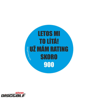 Samolepka Letos mi to líta, už mám rating skoro 900