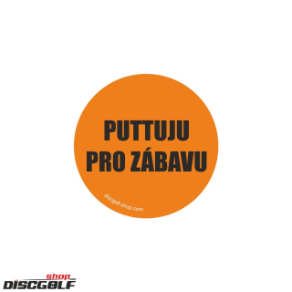 Samolepka Puttuju pro zábavu (discgolf)